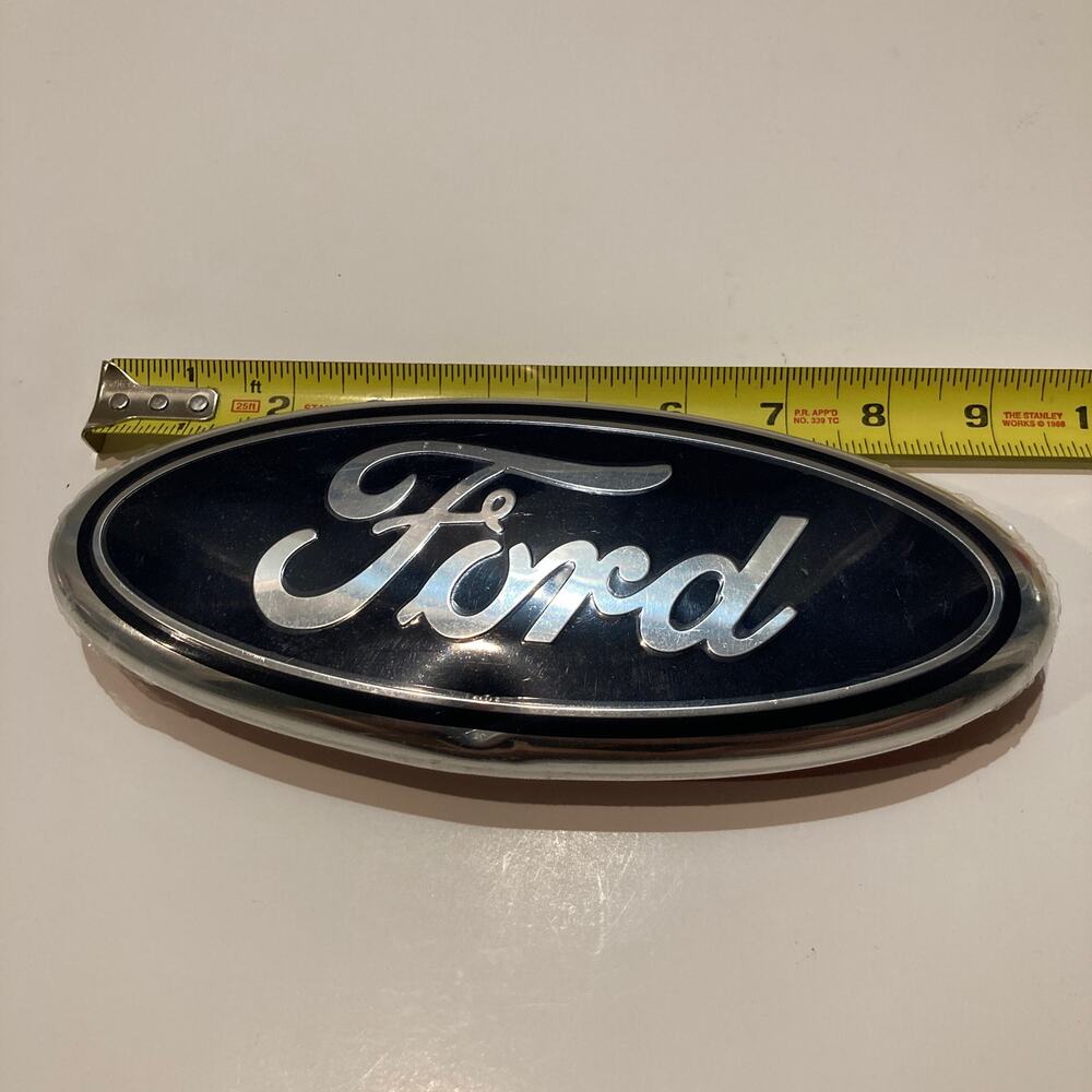 Decal 1pc BLACK Ford F150 2005-2014 FRONT GRILLE/ TAILGATE 9 inch Oval Emblem